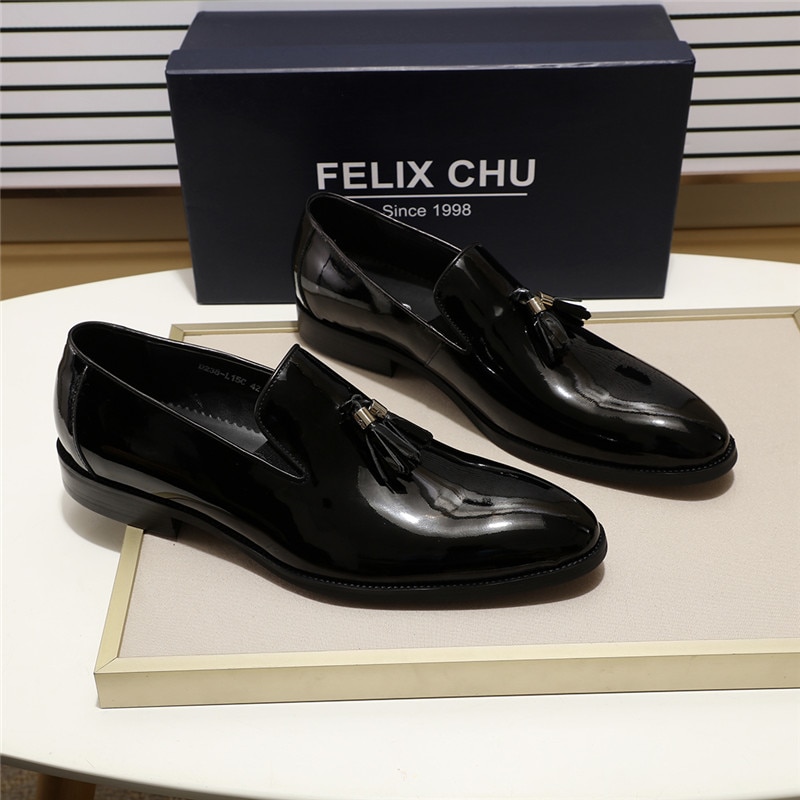 Patent Leather Slip On Men Tassel Loafer Luxury High Quality Casual ...